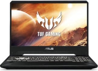 ASUS TUF gaming laptop with a Ryzen 7 processor, GTX 1650 card, 8GB of RAM and a 256GB SSD for just $750.