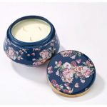 LA JOLIE MUSE 8541841213 Bamboo Lime Scented Soy Wax 3-Wick Candle