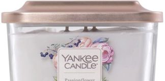 Yankee Candle 1611837 3- Wick Soy Wax Blend Passionflower Scented Candle