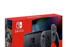 Nintendo Switch With Gray Joy-Cons
