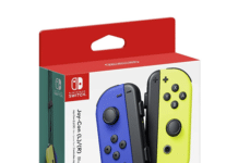 Nintendo Switch Blue Neon Yellow Joy-Con